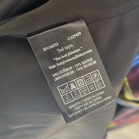 Ted Baker lined silk tea dress - Picture 7 of 7